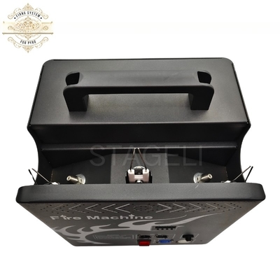 STAGELI 3 হেড ডিজে ফায়ার মেশিন ফ্লেম প্রজেক্টর 25*25*34mm